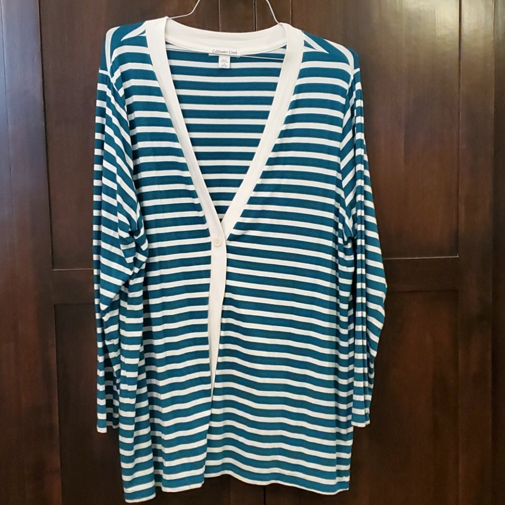 Coldwater Creek PrimaKnit  Cardigan, 2x